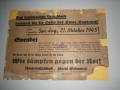 Spendenaufruf 1945 